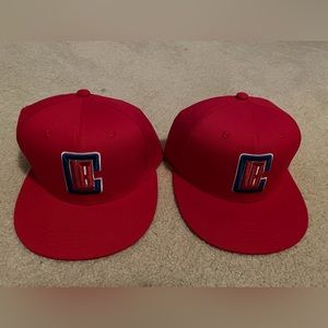 NEW LA Clippers SnapBack cap. Price is for 2 caps.